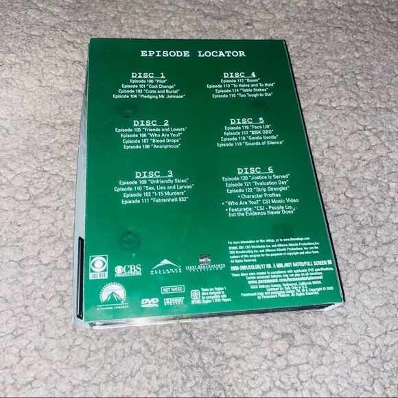 CSI Complete First Season DVD Box Set 5 DVD TV Show Drama Crime - Picture 3 of 10